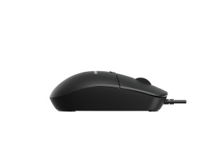 Kit Serioux cu fir, Tastatura: interfata USB, 104 taste, material ABS, US layout, lungime cablu 1.5m PVC, dimensiuni 440*159*25mm, negru, Mouse: interfata USB, 4 butoane, polling rate 125 Hz, rezolutie DPI 1000, lungime cablu 1.5m PVC, dimensiuni - Img 10