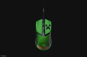 Mouse cu fir gaming Razer Cobra Razer Minecraft Edition, rezolutie 8500 DPI, 6 butoane programabile, iluminare RGB, negru - Img 3