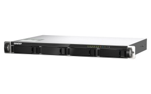 NAS QNAP 435XeU 4-Bay, CPU Marvell 64-bit Octeon TX2 CN9130 / CN9131 quad-core 2.2 GHz, RAM 4GB DDR4 SODIMM (1 slot, max. 32GB), HDD 4 x 2.5"/3.5" SATA 6Gbps + 2 x M.2 2280 NVMe PCIe Gen3 SSD slots (neincluse), LAN: 2 x 2.5GbE 2 x 10GbE SFP+, USB3.2 - Img 2