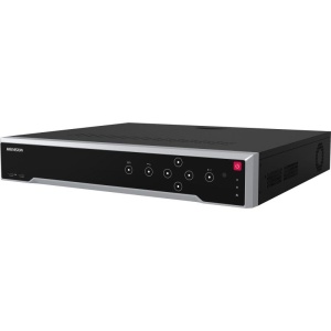 NVR Hikvision 64 canale DS-7764NI-M4, 2-ch@32 MP (30 fps)+2-ch@ 8MP（30fps）/10-ch@8 MP (30 fps)/20-ch@4 MP (30 fps)/40-ch@1080p (30 fps), iesiri: 2 x HDMI, 1xVGA, 1 eSATA interface, 4 SATA interfaces, alimenatre: 100 to 240 VAC, 50 to 60 Hz, dimensiuni: