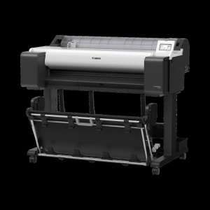 Plotter Canon imagePROGRAF TM-350 36"(914mm), format A0, 5 culori, rezolutie max 2400x1200dpi, memorie 2GB, limbaje de imprimare: HP-GL/2, HP RTL, JPEG (Ver. JFIF 1.02), CALS G4 (submission via FTP only), Display LCD 4.3", interfata: USB 2.0, Ethernet, - Img 3