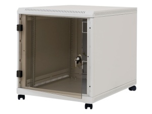 Rack de podea 19" Triton 12U 600x800mm usa fata sticla panouri laterale/spate detasabile sectiuni pentru ventilatie activa, sectiuni acces cabluri sus/jos/spate IP30 gri