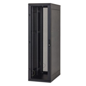 Rack de podea 19 Triton 22U 800x1000mm usa fata metal perforat panouri laterale/spate detasabile sectiuni pentru ventilatie activa, sectiuniacces cabluri sus/jos/spate, picioare reglabile IP20 negru