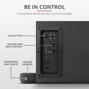 Sistem audio Trust Yuri 2.1, 60W, negru - Img 10