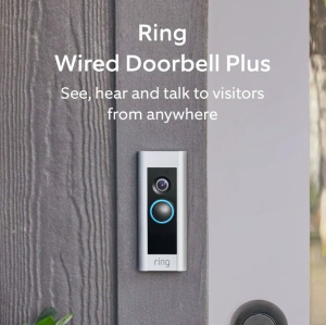 Sonerie inteligentă Ring, Alexa, video HD, microfon și difuzor integrate, Argintie, cu fir - Img 3