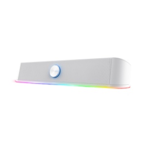 Soundbar Trust GXT 619W Thorne, putere maxima iesire 12W, freccventa raspuns 150 Hz - 20.000 Hz, impendata difuzor 4 Ohm, cu iluminare, alb - Img 4
