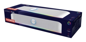Soundbar Trust GXT 619W Thorne, putere maxima iesire 12W, freccventa raspuns 150 Hz - 20.000 Hz, impendata difuzor 4 Ohm, cu iluminare, alb - Img 10
