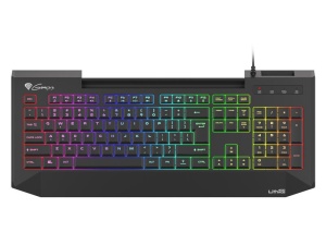 Tastatura gaming cu fir Genesis LITH 400, iluminare RGB, mecanism taste X-Scissors, numar taste 104, lungime cablu 1.8m, dimensiuni 465 x 25 x 195 mm, negru - Img 3