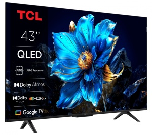 Televizor TCL QLED 43P7K, 108 cm, Smart Google TV, 4K, Clasa F - Img 2