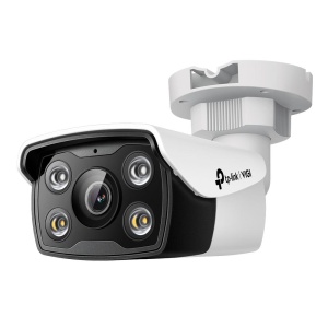 "TP-Link Camera IR de supraveghere Bullet pentru exterior VIGIC350I(4MM), Senzor imagine: CMOS 1/2.7"", Lentila 4mm, F.1.6,Weatherproof: IP67, Infrarosu: 30m, Detectare: 80m, Observare: 33m, Recunoastere: 16m, Identificare: 8m, Unghi