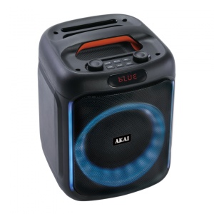 Boxa portabila Akai Bluetooth 5.0, putere RMS 50W, puterea de emisie a canalului Bluetooth 2dbm, frecvența radio FM: 87,5-108MHZ, Frecvența radio FM: 87,5-108MHZ, raspuns in frecventa 55Hz-20KHz, sursa de alimentare: 5V/1A, baterie: 7,4 V, 1500 mAh, - Img 2