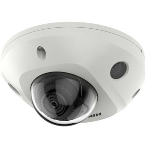 Camera de supraveghere IP Mini Dome 4MP Hikvision DS-2CD2543G2- LIS2U(2.8MM), lentila fixa 2.8mm, iluminare min: Color: 0.005 Lux @ (F1.6, AGC ON),0 Lux cu IR 30m, microfon dual incorporat, interfata audio: 1/1, alarma: 1/1, slot card de memorie: