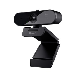 Camera web Trust Taxon QHD, interfata USB 2.0, lungime cablu 180cm, sensibilitate 56 dB, microfon dual omnidirectional, rezolutie video 2560x1440, 30 fps, auto-focus, rezolutie senzor 2560x1440, negru - Img 4
