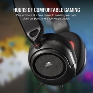 Casti Gaming CORSAIR HS35 V2 ALBASTRU, dimensiune difuzoare 50mm neodymium, frecventa raspuns 20Hz-20kHz, impedance 32 Ohms@ 1kHz, sensitivitate 114dB (+/- 3 dB), microfon omni-directional, impedance: 2.2k Ohms, frecventa raspuns 100Hz-10kHz, - Img 11
