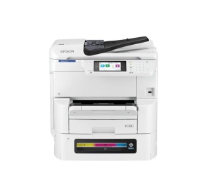 EPSON WorkForce Pro EM-C8100RDWF A3+ COLOR INKJET MFP, Functii: Imprimare, Scanare, Copiere, Fax, Tehnologie RIPS, Cap de imprimare PrecisionCore™, 800 Duze negru, 800 Duze per culoare, DURABrite™ Pro, Viteza printare: 35ppm mono, 35ppm color, Duplex,