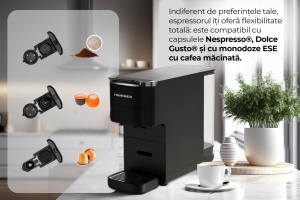 ESPRESSOR CU CAPSULE HEINNER CAFE SUPREME HEMC-DD15BK - Img 9