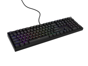 GAMING KEYBOARD GENESIS THOR 404 US LAYOUT RGB BACKLIGHT MECHANICAL BLACK GATERON YELLOW PRO