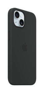 iPhone 15 Silicone Case with MagSafe - Black - Img 9