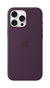 iPhone 16 Pro Max Silicone Case with MagSafe - Plum - Img 2