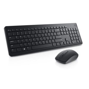 Kit Wireless tastatura si mouse Dell KM3322W, taste numerice, Negru