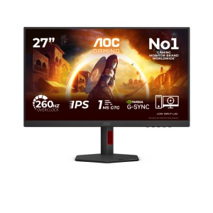 Monitor Gaming AOC 27G4ZR, 27", 1920 x 1080 pixeli, Black, Red, 3 ani Garantie