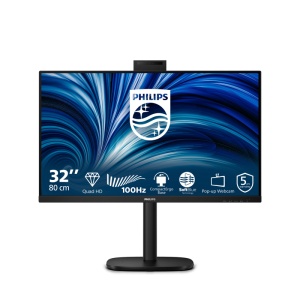 Monitor Philips 31.5" 32B2U3601H/00, Diagonal (inch): 31.5, Diagonal (cm): 80, Aspect ratio: 16:9, Panel: IPS, Resolution: 2560x1440, Refresh Rate: 100Hz, Response time GtG: 4ms, Brightness (max): 350 cd/m², Contrast (static) : 1000:1, Contrast