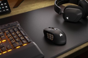 Mouse Gaming Corsair SCIMITAR ELITE WIRELESS MMO Optical cu fir, negru - Img 6