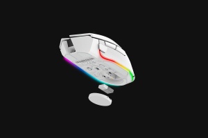 Mouse Razer cu fir Razer Basilisk V3 PRO, butoane programabile 10+1, Razer™ HyperScroll Tilt Wheel, 11 zone de iluminare Chroma RGB, alb - Img 2