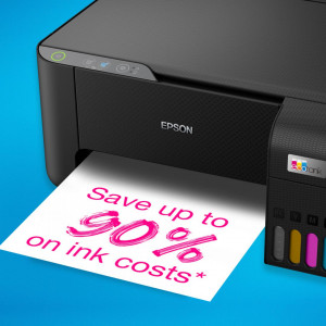 Multifunctional inkjet color Epson EcoTank CISS L3230, dimensiune A4 (Printare,Copiere, Scanare), printare borderless, viteza 33ppm alb- negru, 15 ppm color, rezolutie 5760 x 1440 dpi, alimentare hartie 100 coli,scanner CIS rezolutie 600 x 1200 DPI, - Img 3