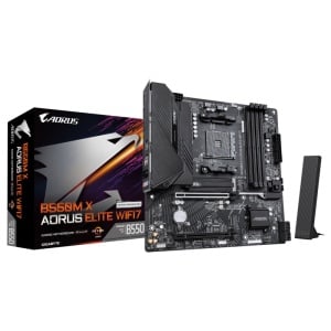 Placa de baza Gigabyte B550M X AORUS ELITE WIFI7, Socket AM4, DDR4, Micro-ATX