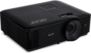Proiector Acer X1228H, XGA 1024*768, up to WUXGA 1920*1200, 4500 lumeni, DLP 3D ready, 4:3/ 16:9, 20.000:1, dimensiune maxima imagine 300", distanta maxima de proiectie 11.8 m, boxa 3W, lampa 6.000 ore/ 15.000 ore Ecomode, 24-32 dB, 2.8 kg, D-sub, HDMI,