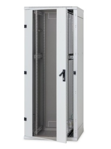 Rack de podea 19 Triton 27U 600x1000mm usa fata metal perforat panouri laterale/spate detasabile sectiuni pentru ventilatie activa,sectiuni acces cabluri sus/jos/spate IP20 gri