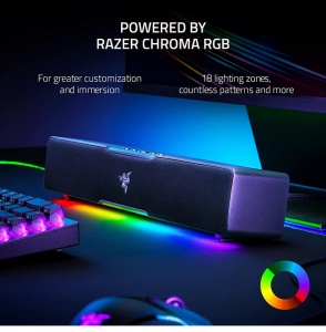Razer Leviathan V2 X TECHNICAL SPECIFICATIONS FREQUENCY RESPONSE 85 Hz – 20 kHz INPUT POWER Type C with Power Delivery DRIVER SIZE - DIAMETERS (MM) Full range racetrack drivers: 2 x 2.0 x 4.0"/ 2 x 48 x 95 mm Passive Radiator: 2 x 2.0 x 4.1" / 2 x - Img 3