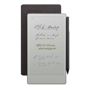 reMarkable Paper Pro Move with MarkerPlus + BookFolio Premium Leather (Black)