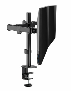 Suport 2 monitoare SeriouxMM66-C024, brat articulat monitor, compatibilitate dimensiune ecran 17"-32", greutate maximă suportata: (per ecran): 9kg, VESA: 75x75, 100x100, inclinare: +45°~-45°, pivotare: +90°~-90°, rotația ecranului: + 180°~-180°, - Img 9