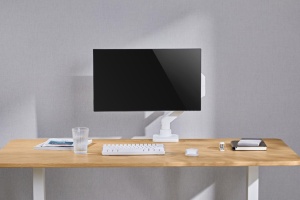Suport monitor Serioux MM69-C012, compatibilitate dimensiune ecran 17"-49", greutate maximă suportata: (per ecran): 2~20 kg, VESA: 75x75, 100x100, inclinare: +50°~-20°, pivotare: +90°~-90°, rotația ecranului: + 180°~-180°, instalare: clemă, grommet, - Img 10