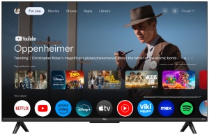 Televizor TCL QLED 43T69C, 108 cm, Smart Google TV, 4K Ultra HD, (Model 2025) - Img 3