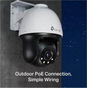 "TP-LINK VIGI 4MP Outdoor PAN/TILT Network Camera,VIGI C540(4mm), 1/3""Progressive Scan CMOS, obiectiv: 4mm, F1.6, unghi vizualizare Horizontal FOV: 79°, Vertical FOV: 43°, Diagonal FOV: 93°distanta IR: 30mm, interfata : 1 x RJ45 10/100M. " - Img 3