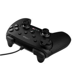 Trust GXT 541 Muta Wired controller pentru PC Features Mobile phone mount no Software no Control Controls 8-way, directional pad, A, B, X, L1, L2, L3, R1, R2, R3, select, start Number of buttons 15 Shoulder buttons yes Programmable buttons no