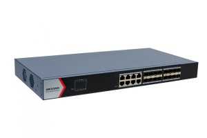 24 Port Aggregation Switch Hikvision DS-3E1524-SI-16F8T 8 x gigabit RJ45 port,16 x gigabit fiber optical port Support DHCP snooping Support 802.1Q VLAN Support ACL list Support STP/ERPS loop prevention, storm control Support ARP Anti-Spoofing Support - Img 3
