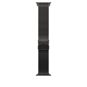 49mm Black Titanium Milanese Loop - Medium
