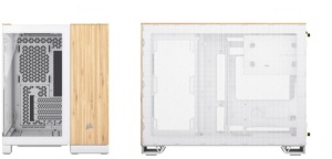 Carcasa CORSAIR 2500X Micro ATX Dual Chamber White/Bamboo Wood, Tempered Glass, mATX, Cooling Layout: Top: 3x120mm sau 2x140mm, Side: 2x120mm, Bottom: 3x120mm sau 2x140mm, Rear: 1x120mm, Expansion Slots 4, 2x2.5 SSD 2x3.5 HDD, no psu included - Img 8