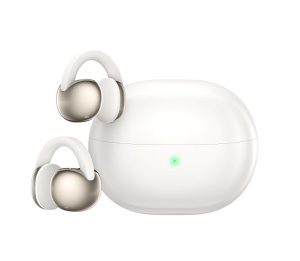 Casti Open-Ear TCL Crystal Clip, True Wireless, Bluetooth, IPX4, Autonomie 36 ore, White Gold