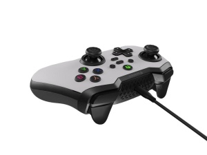 Controller cu fir Genesis Mangan 300, tip Analog/Digital, interfata USB, numar butoane 19, lungime cablu 200 cm, compatibilitate PC, ROG Ally, Nintendo Switch, Steam Deck, alb - Img 8