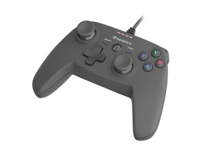 Controller cu fir Genesis Mangan P58, interfata USB, numar butoane 12, lungime cablu 180 cm, compatibilitate PC, PS3, negru - Img 3