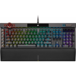CORSAIR K100 RGB OPTICAL-MECHANICAL, negru Full Key (NKRO) with 100% Anti-Ghosting Supported in iCUE Profiles up to 200 depending on complexity Wired Connectivity 2x USB 3.0 or 3.1 Type-A Key Switches CORSAIR OPX Optical- Mechanical