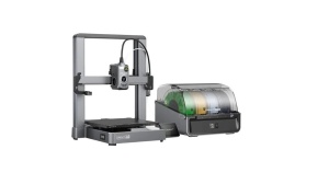 CREALITY HI COMBO 3D PRINTER, Tehnologie FDM, Volum printare: 260 × 260 × 300 mm, dimensiuni imprimanta: 409 × 392 × 477 mm, Touchscreen 3.2", Camera video pentru monitorizare, Senzor filament, Viteza printare: 300mm/s standard, 500mm/s max, Acuratete: - Img 2