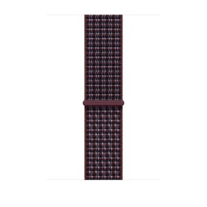 Curea pentru Apple Watch 46mm Burgundy Plaid Sport Loop