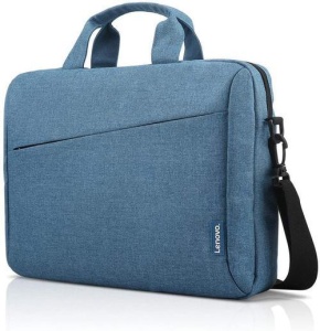 Geanta laptop Lenovo Casual Toploader T210, 15.6, Blue, rezistent la apa, compartiment accesorii, compartiment laptop captusit, Material: Textil, Dimensiuni externe: 362 x 22 x 250 mm, Greutate: 465g