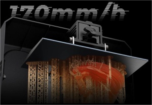 Imprimanta 3D Creality Halot-MAGE PRO cu rasina, Tehnologie SLA, Stereolitografie, sursa 150W, dimensiuni printare: 228*128*230mm, Dimensiuni imprimanta: 333*270*608mm, Viteza:170mm/h, Inaltime strat:0.05-0.15mm, LCD 10.3", rezolutie: 8K(7680x4320), - Img 5